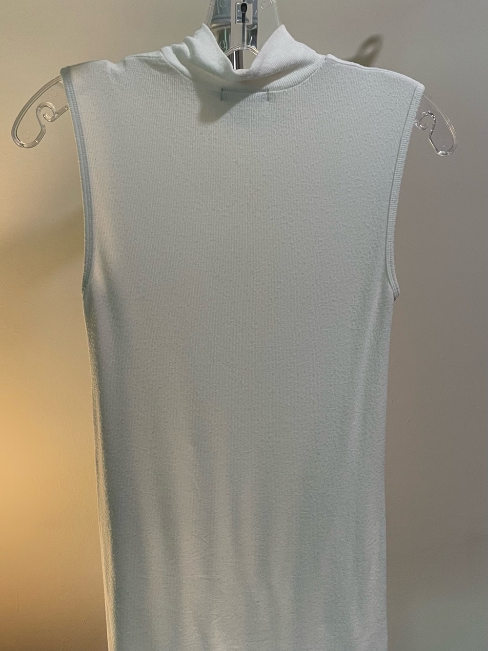 ATM Anthony Thomas Melillo Sleeveless Mock Neck Top in White